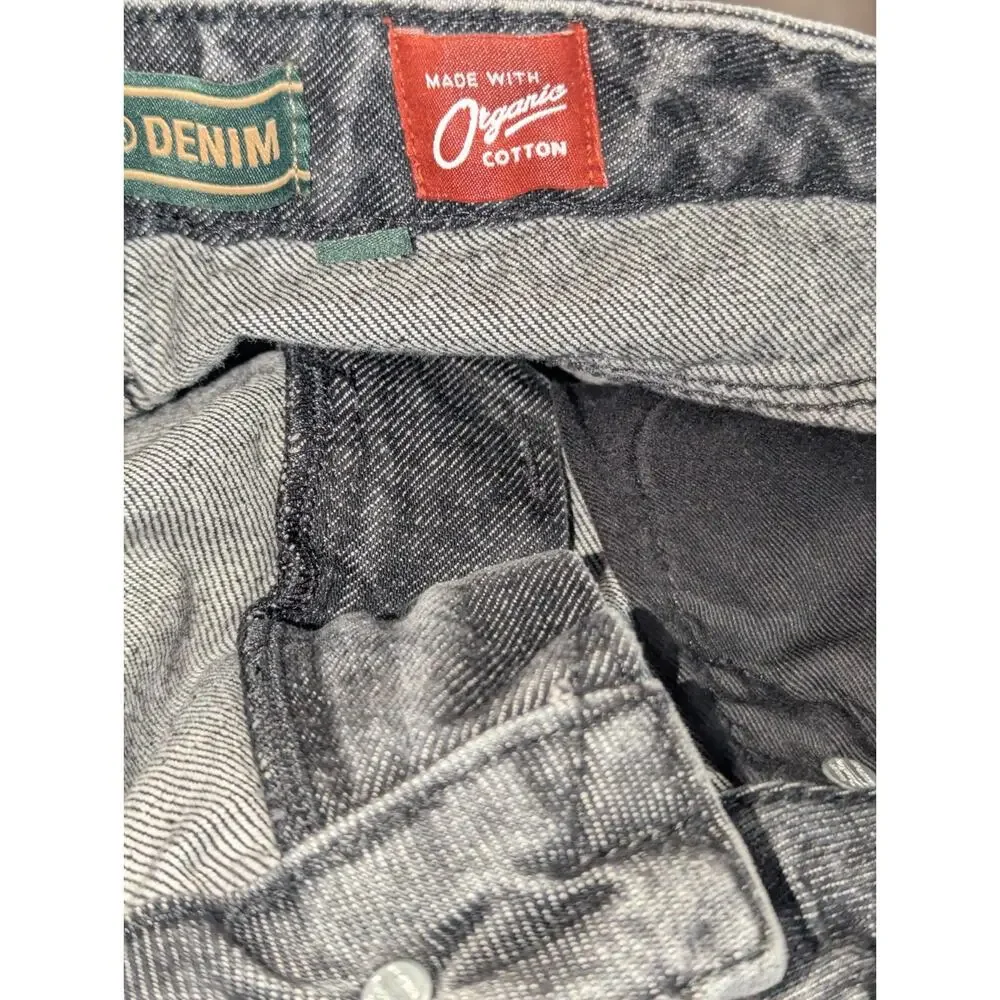 Superdry Denim Jeans Mens 28x30 Black Wide Leg Vtg Baggy Y2K Skater